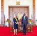 President William Ruto alongside Princess Zahra Aga Khan during the awarding of the Order of the Golden Heart at State House 